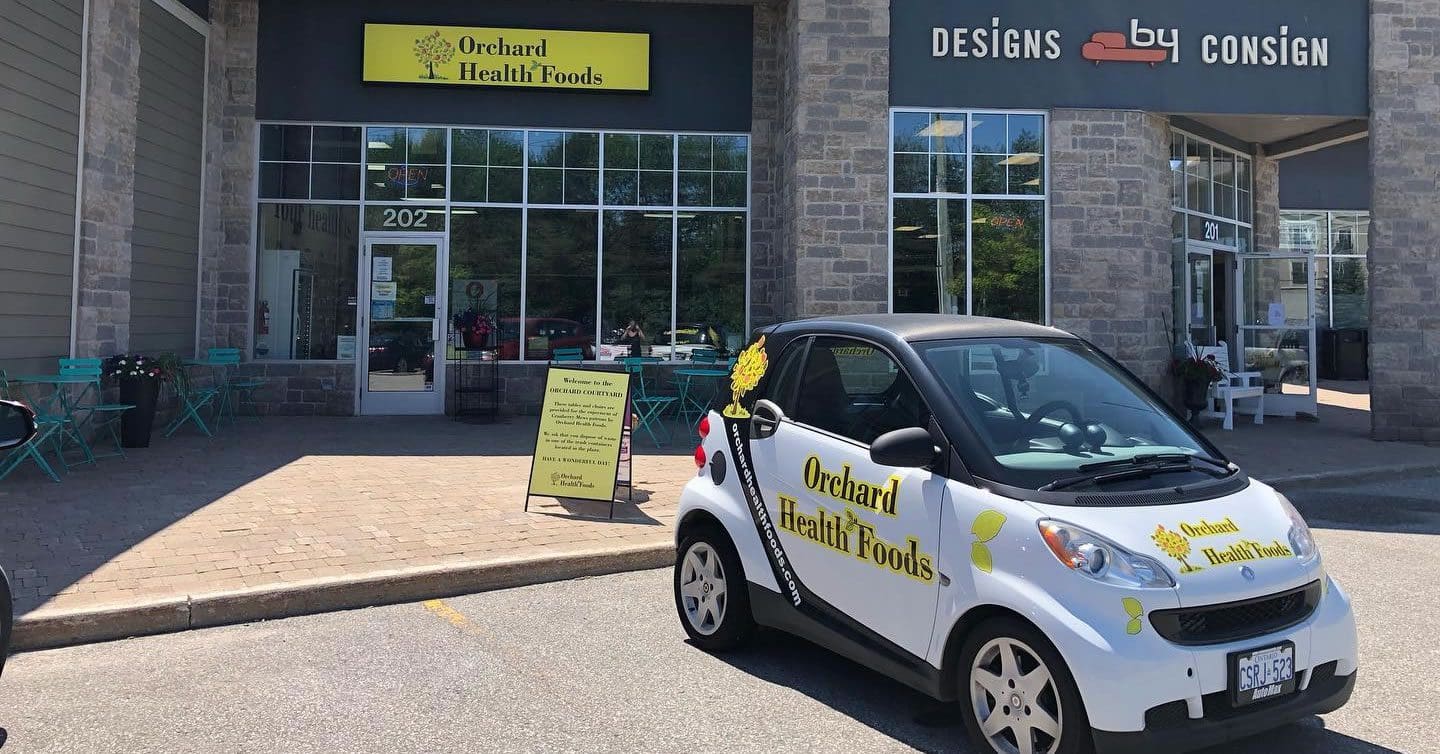 Orchard Health Foods Store Front Orchard Health Foods Store Front